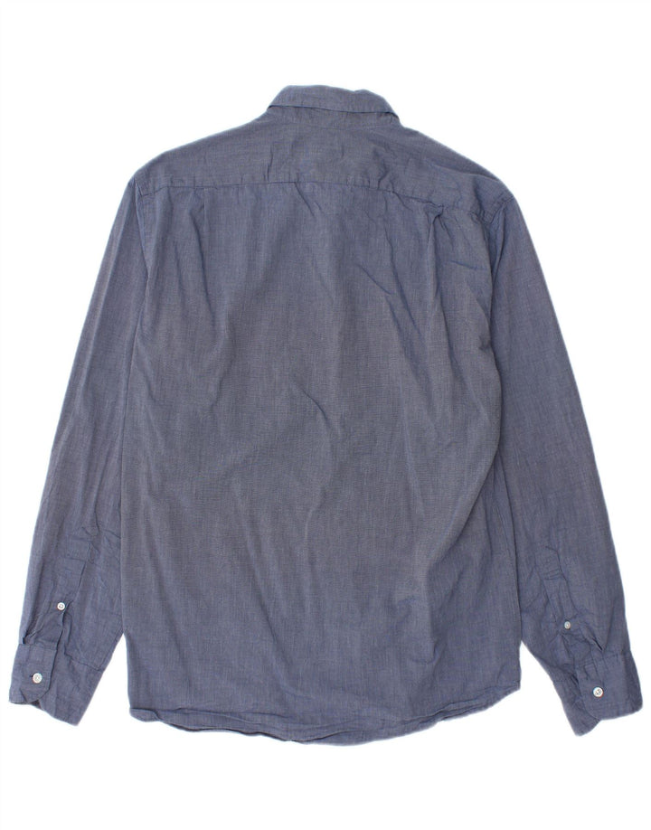 Camicia slim fit da uomo J. CREW in cotone blu navy medio