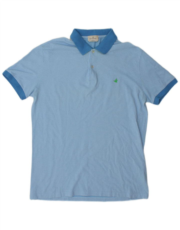 Polo da uomo Brooksfield IT 54 XL in cotone blu