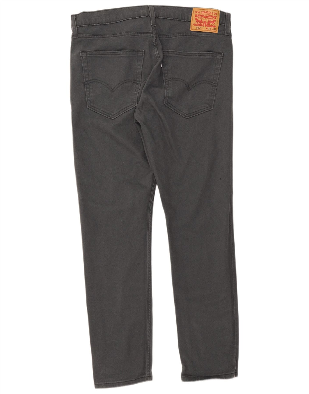Jeans Levi's Uomo 512 Slim affusolati W36 L32 Grigi