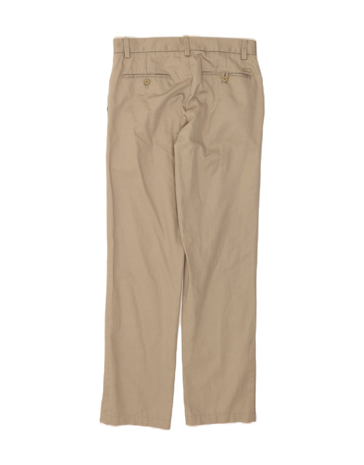 IZOD Mens Slim Fit Chino Trousers W29 L32 Beige Vintage Izod and Second-Hand Izod from Messina Hembry 