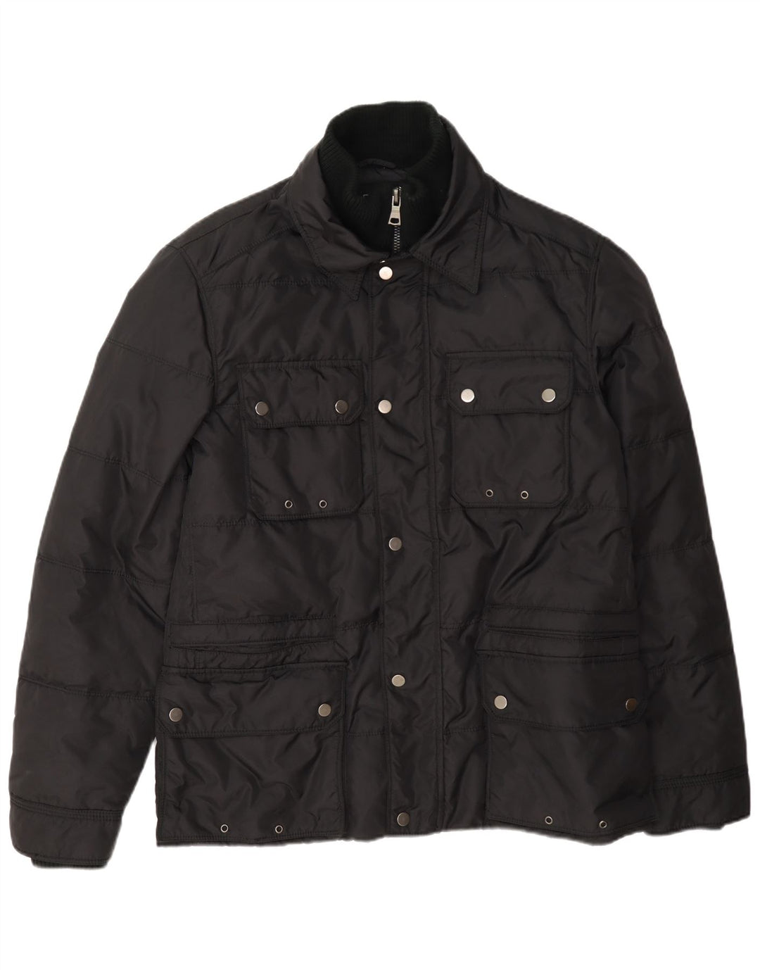 Giacca imbottita da uomo Best Company UK 38 nylon nero medio