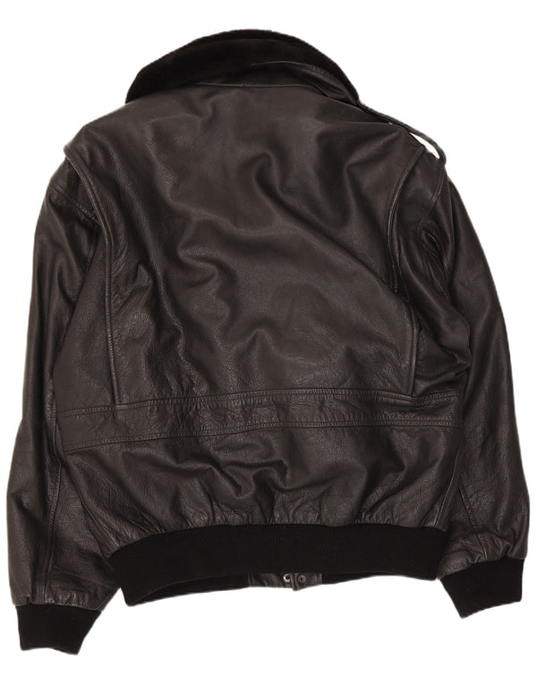 Giacca In Pelle Uomo Conbipel IT 52 Large Nera