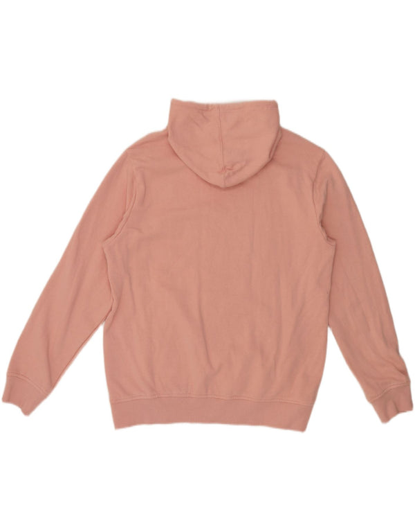 Maglione con cappuccio oversize grafico da donna Levi's UK 16 Large in cotone rosa