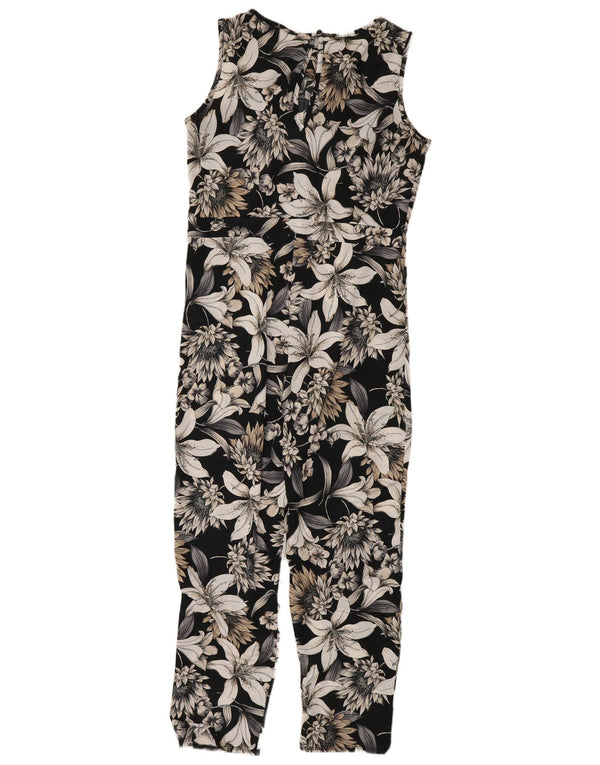 Tuta senza maniche Petite da donna Wallis UK 10 Small Black Floral