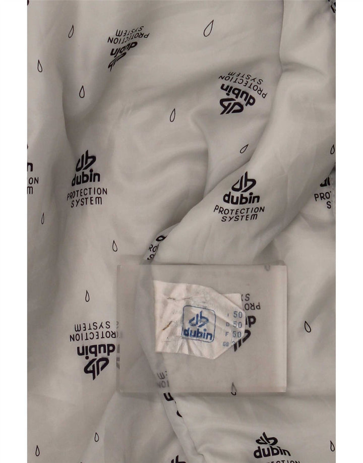 Giacca imbottita con cappuccio da uomo Dubin IT 50 Large Poliestere color block bianco