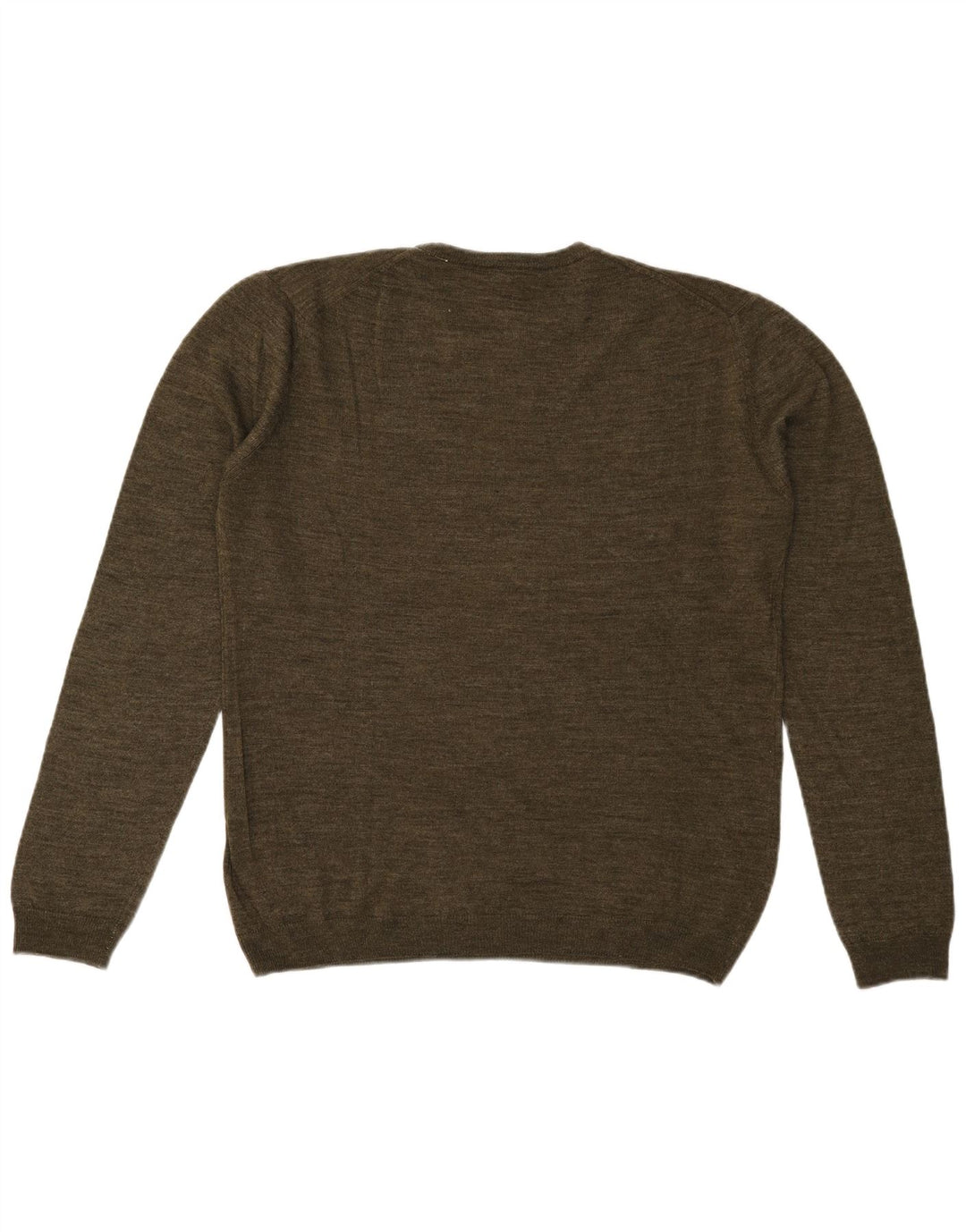 Maglione maglione girocollo da uomo Henry Cottons grande lana kaki