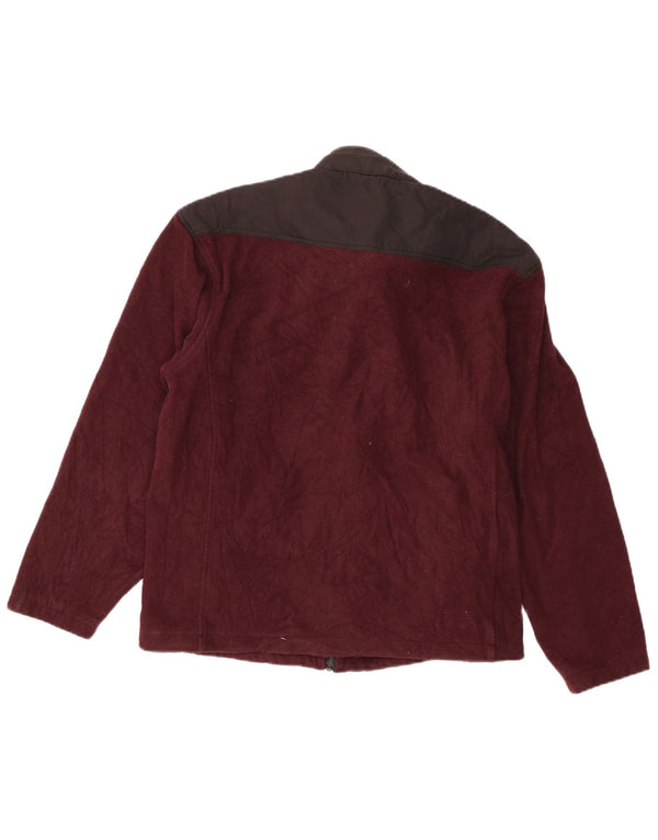 Giacca in pile da uomo Champion UK 40 Large Poliestere color block marrone