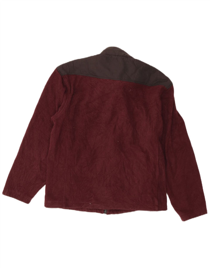 Giacca in pile da uomo Champion UK 40 Large Poliestere color block marrone