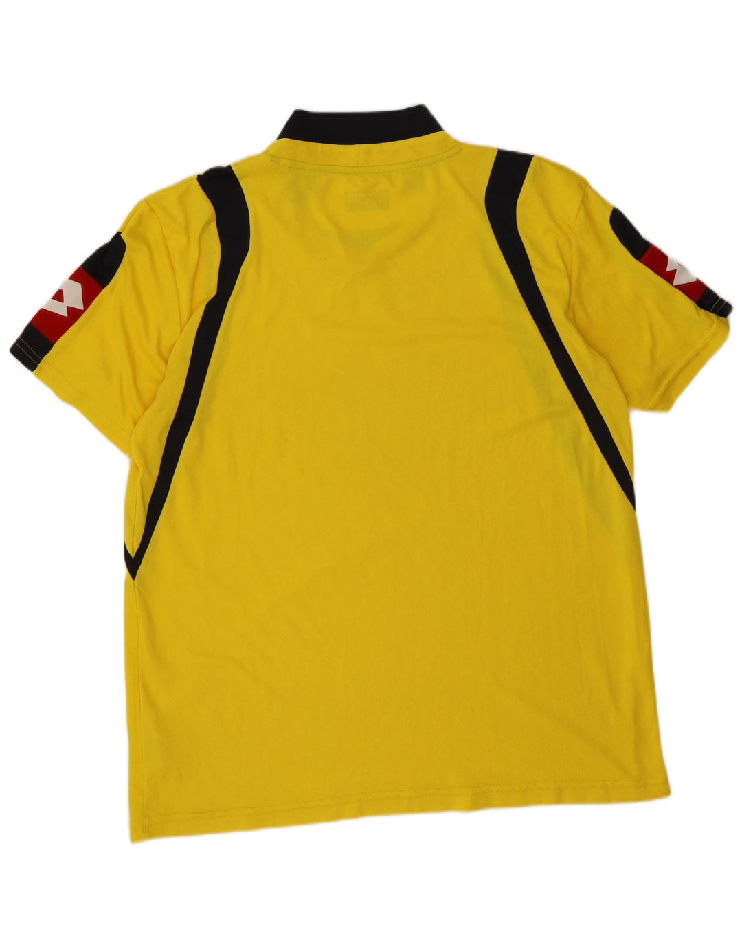 T-shirt da uomo Lotto Top 2XL Poliestere color block giallo