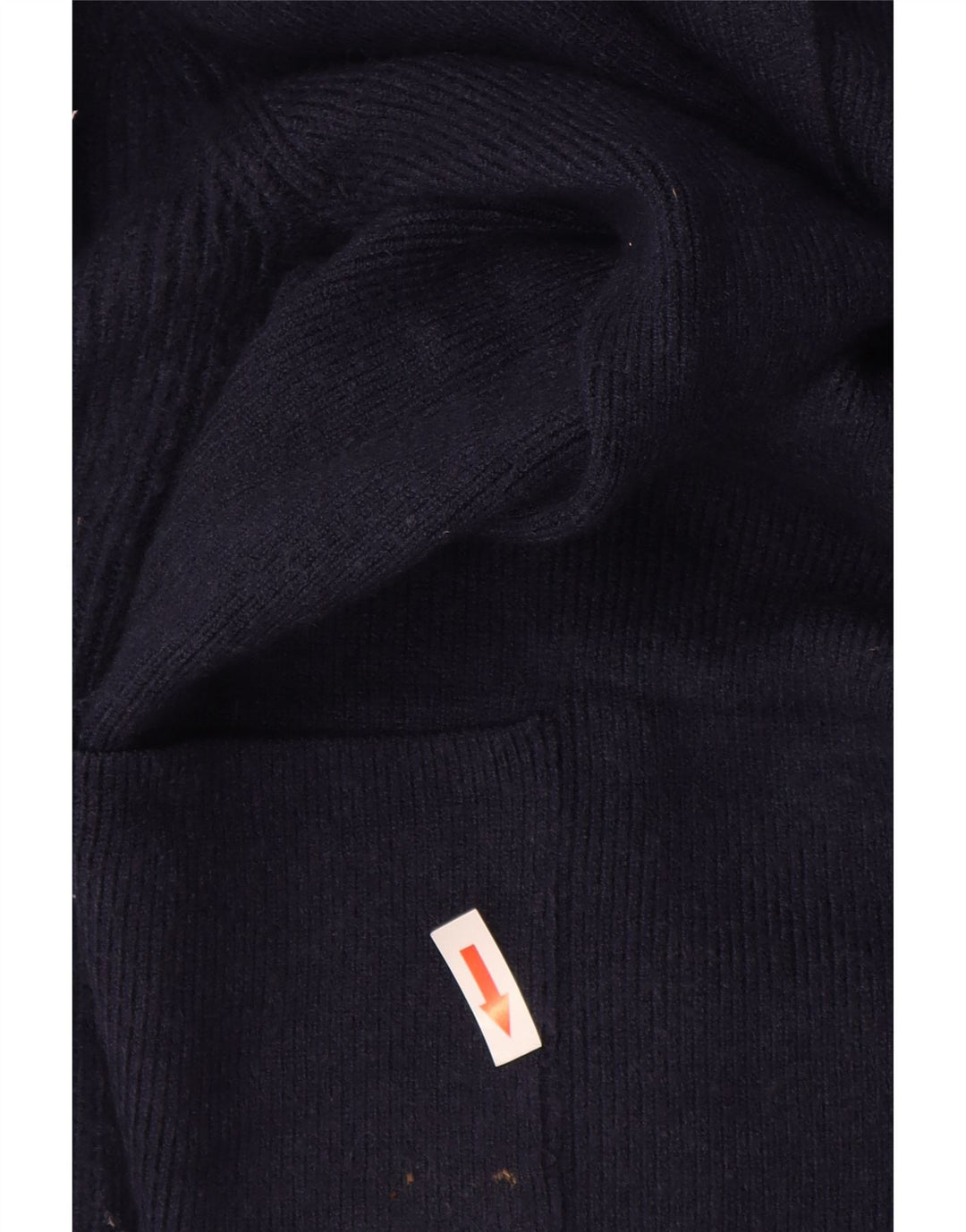 Maglione cardigan aperto lungo da donna Marks & Spencer UK 16 grande blu navy
