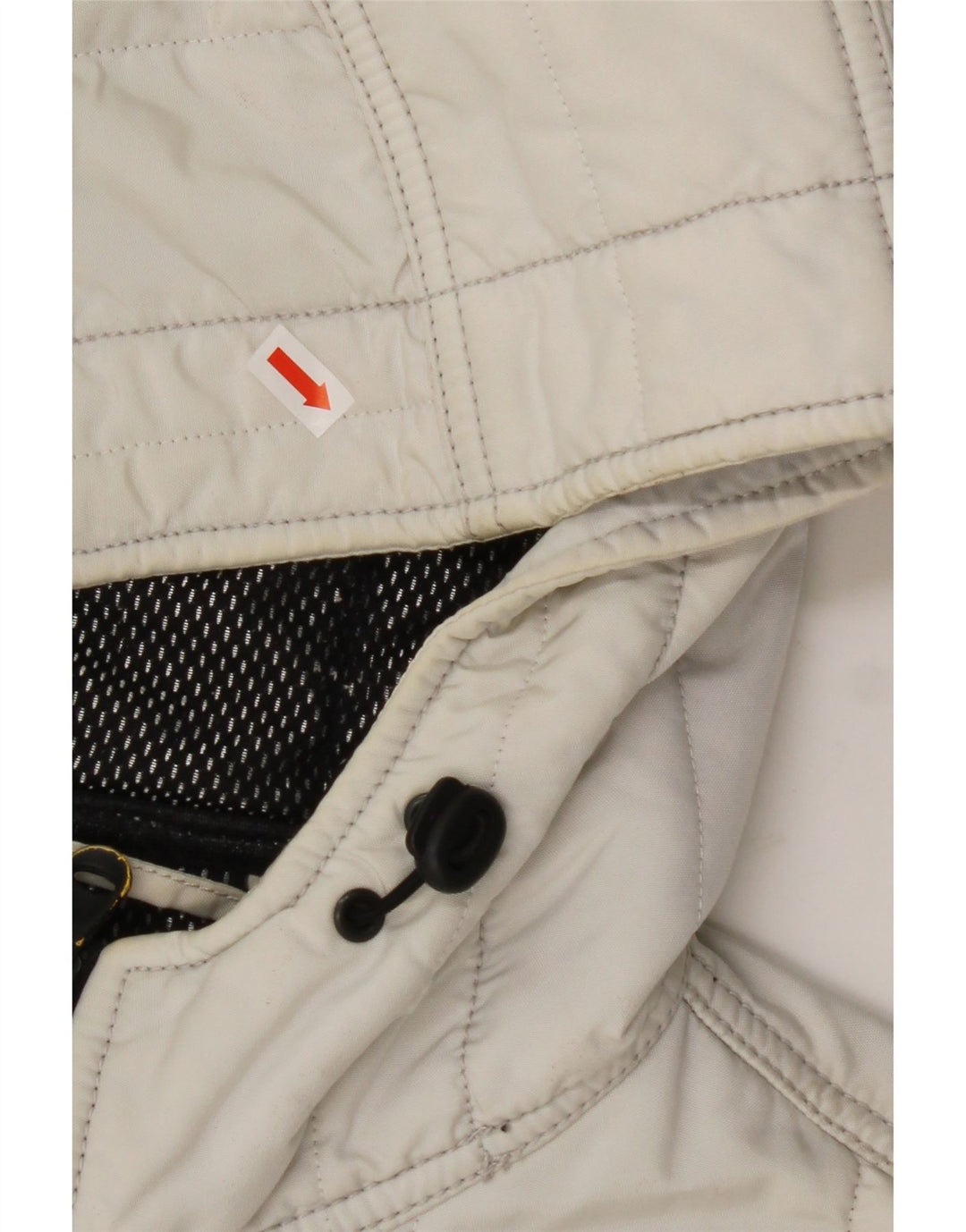 REFRIGIWEAR Giubbotto bomber con cappuccio da donna UK 14 medio bianco poliammide