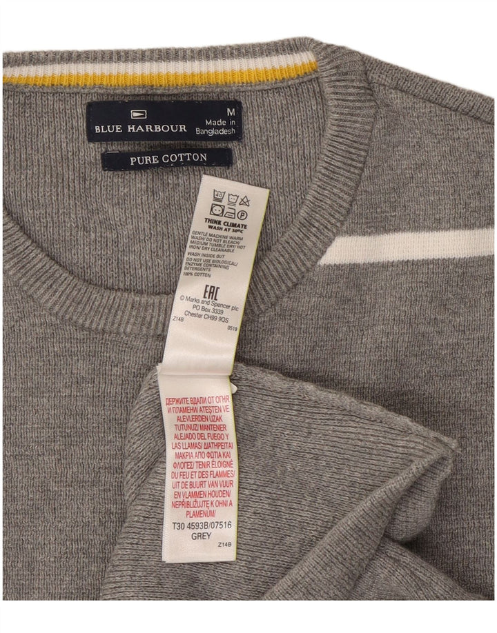 Maglione maglione girocollo da donna Marks & Spencer UK 14 Grigio medio