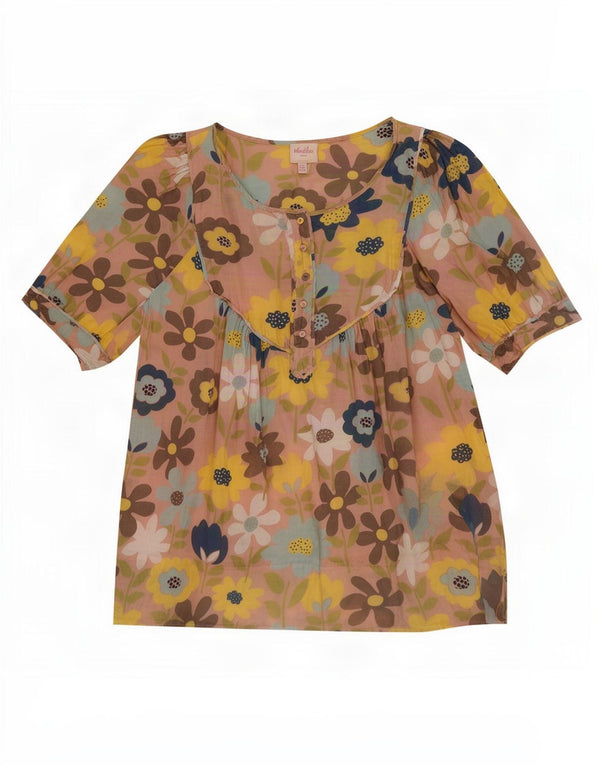 Camicetta trasparente da donna Whistle Top UK 12 Medio multicolore floreale