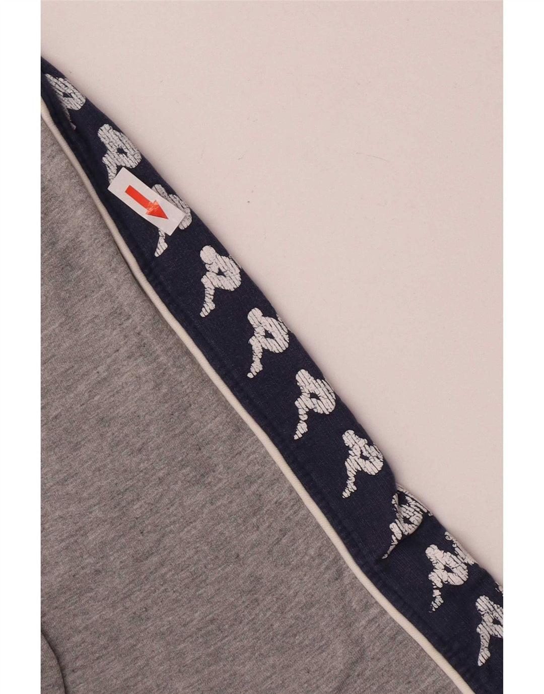 Felpa con grafica Kappa da donna, maglione UK 14, colore grigio medio