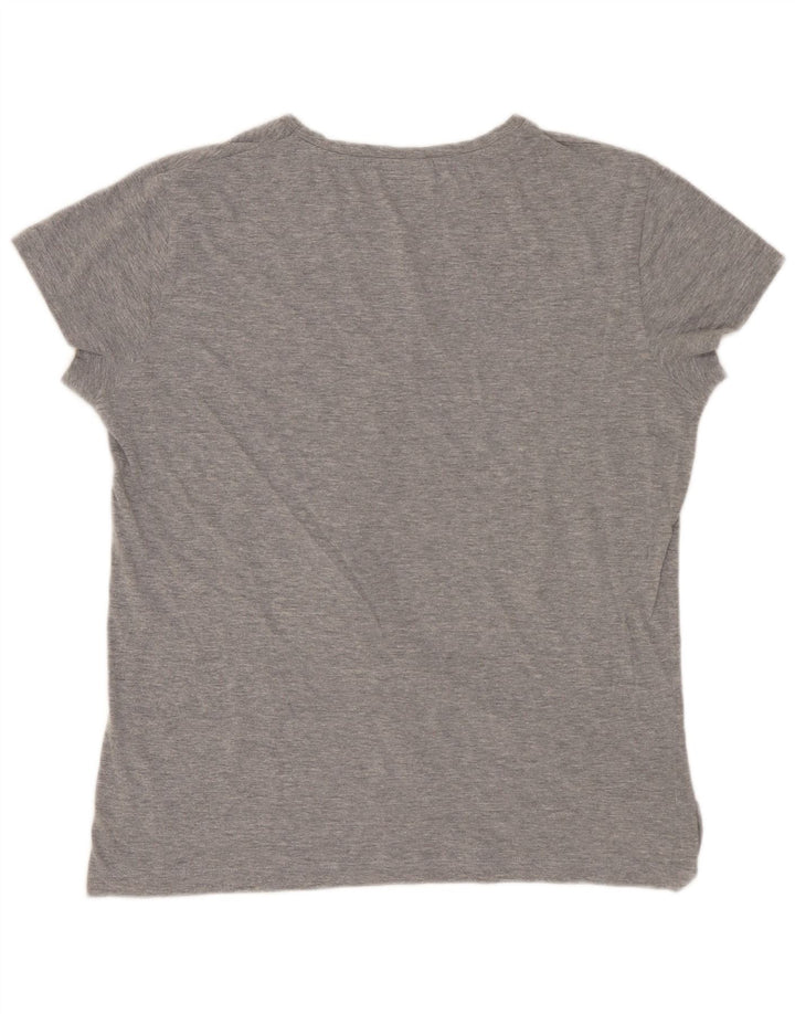 T-shirt da donna LOTTO Top UK 14 cotone grigio medio
