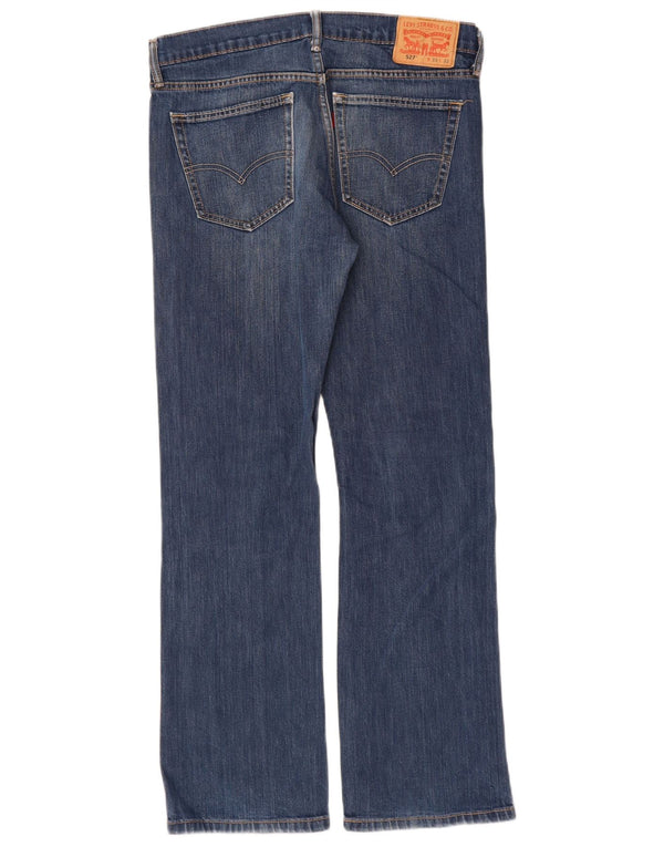 Levi's Uomo 527 Jeans Bootcut W33 L32 Blu
