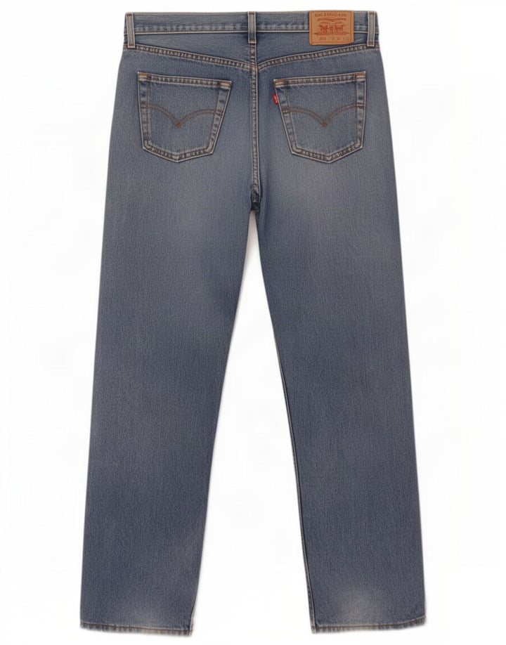 Levi's Uomo 513 Jeans dritti slim W36 L32 Blu