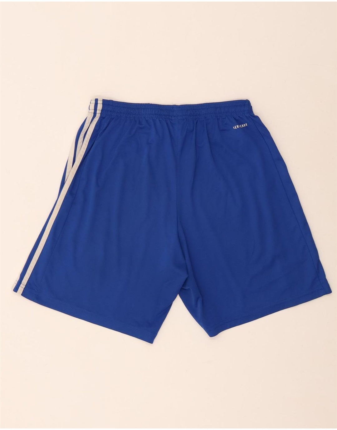 Pantaloncini sportivi Adidas Aeroready Graphic da uomo in poliestere blu medio