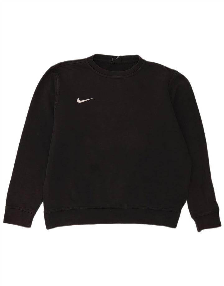 Felpa da uomo Nike Maglione grande in cotone nero