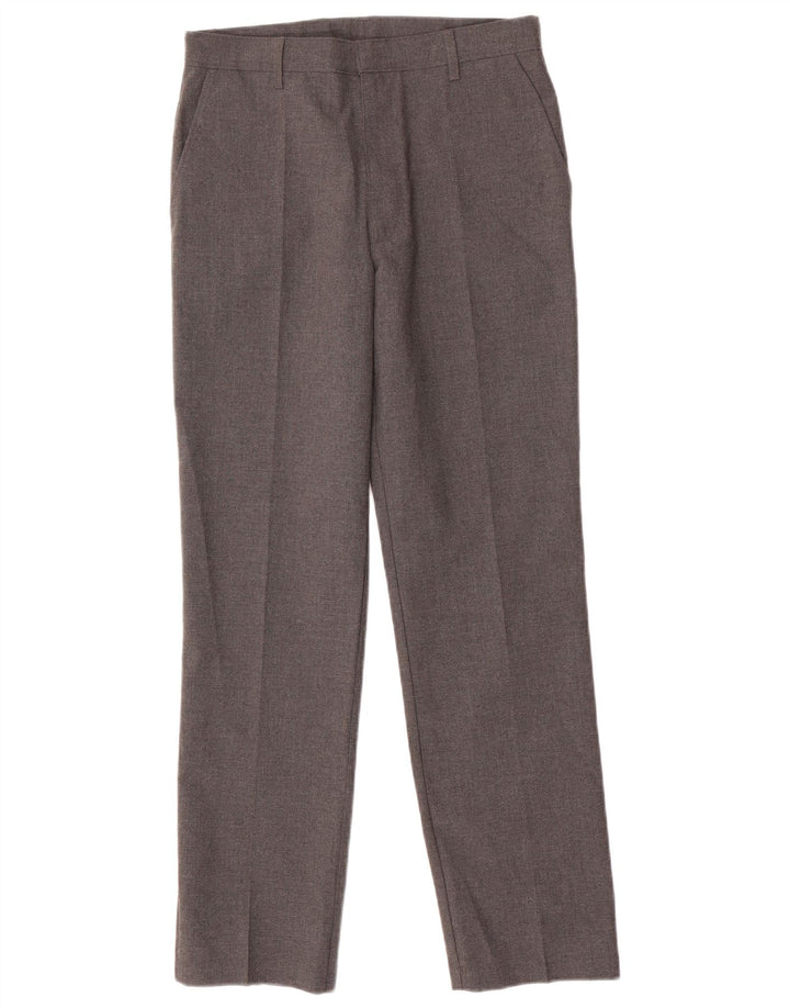 Pantaloni da completo per ragazzi Marks & Spencer 12-13 anni W28 L28 Poliestere grigio