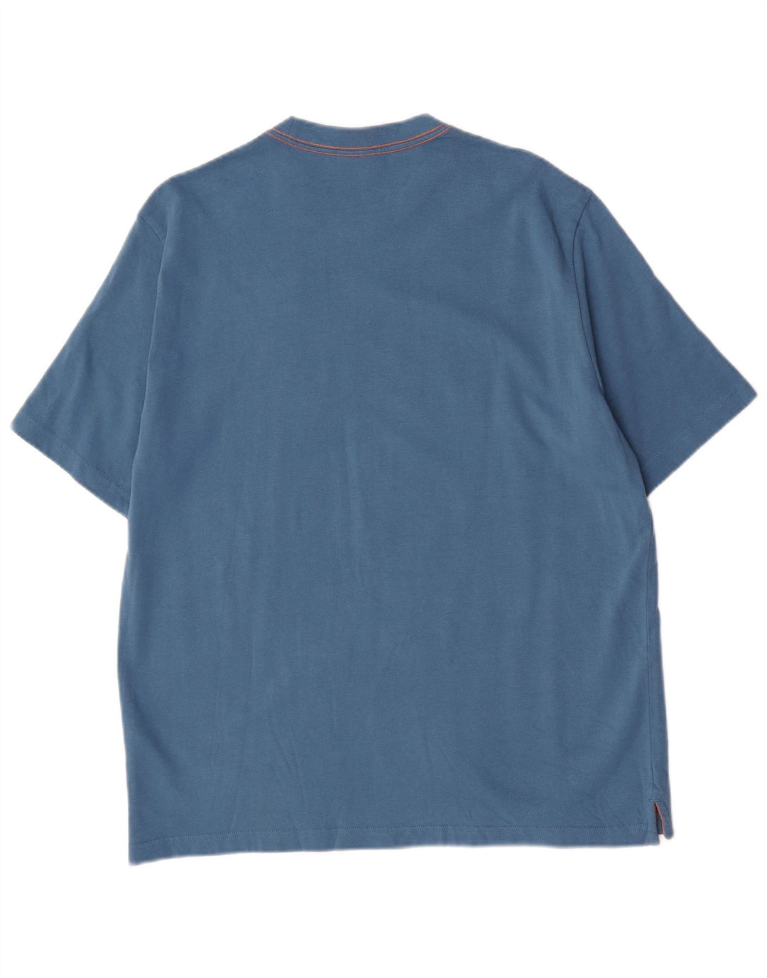 T-shirt grafica da uomo Paul Smith grande in cotone blu