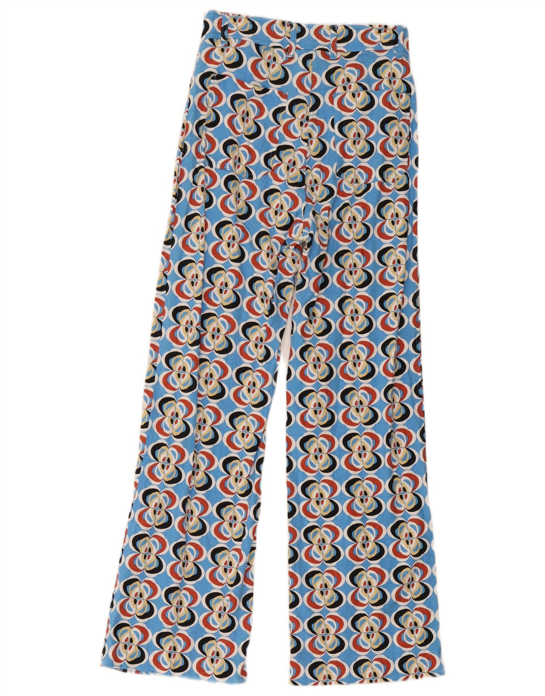 Pantaloni casual da donna Zara con motivo astratto XS W24 L28 multicolore