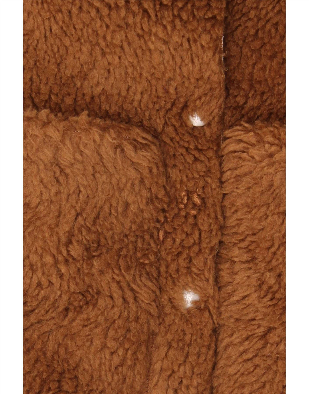 Giacca in pile da donna Calvin Klein Jeans Teddy Bear UK 10 piccola marrone
