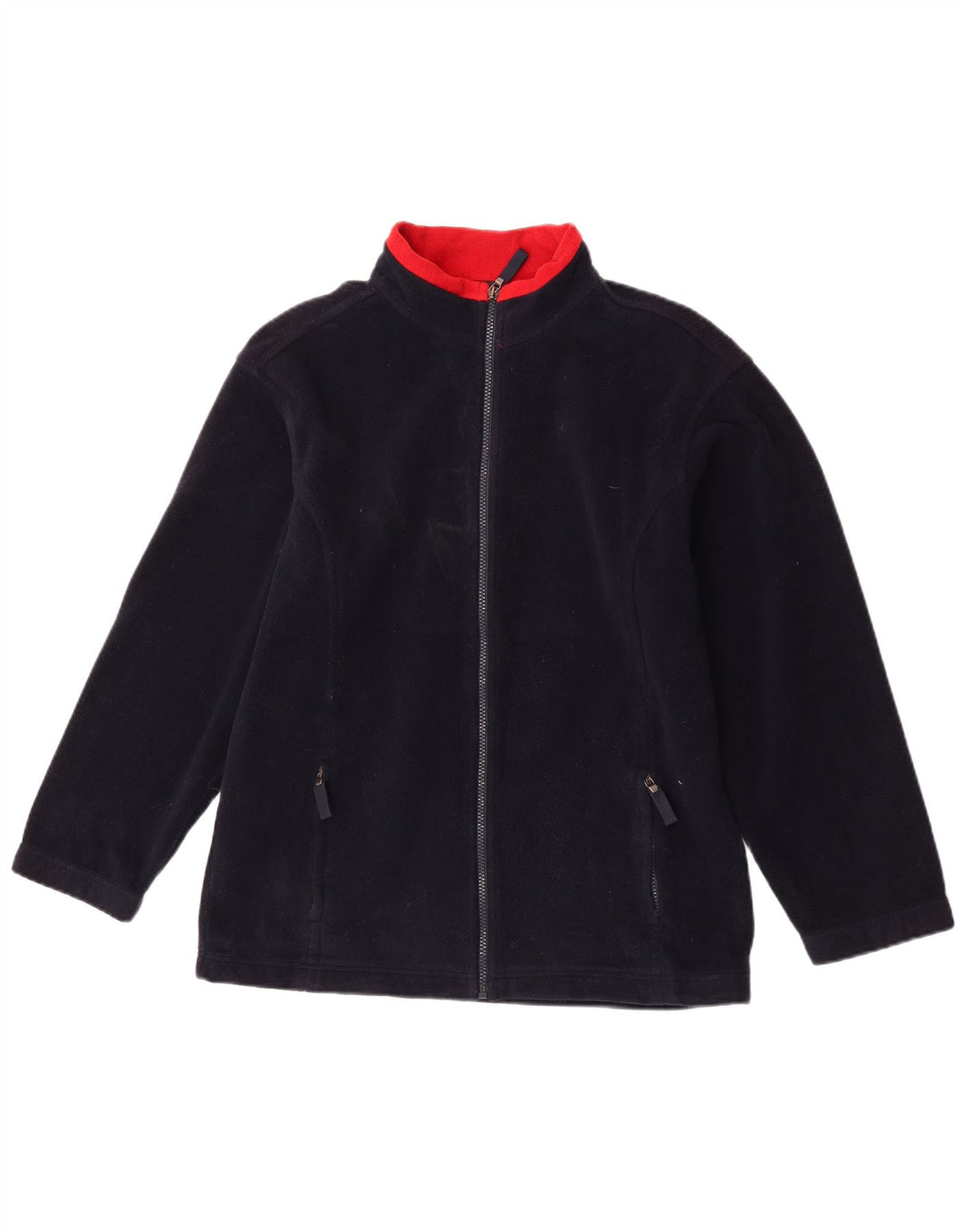 Giacca in pile da uomo Marks & Spencer UK 36 Small Blu Navy Colourblock