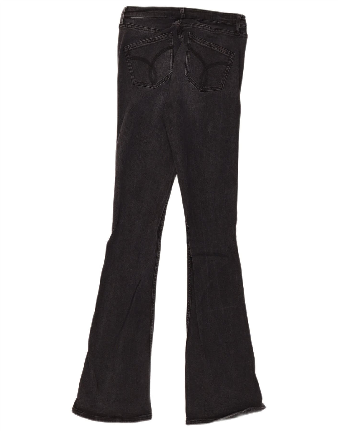 Jeans bootcut slim da donna Calvin Klein W28 L32 Lyocell nero