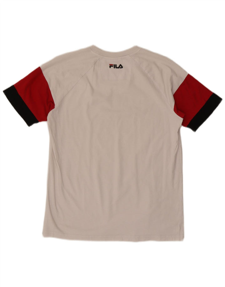 T-shirt grafica da uomo Fila Top color bianco medio