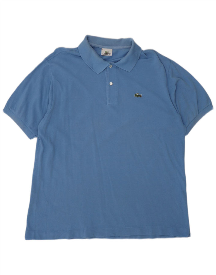 Polo da uomo LACOSTE taglia 6 XL in cotone blu