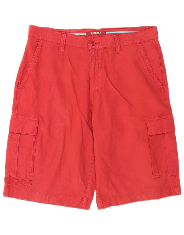 Pantaloncini cargo da uomo Carrera IT 52 XL W36 Rosso Cotone