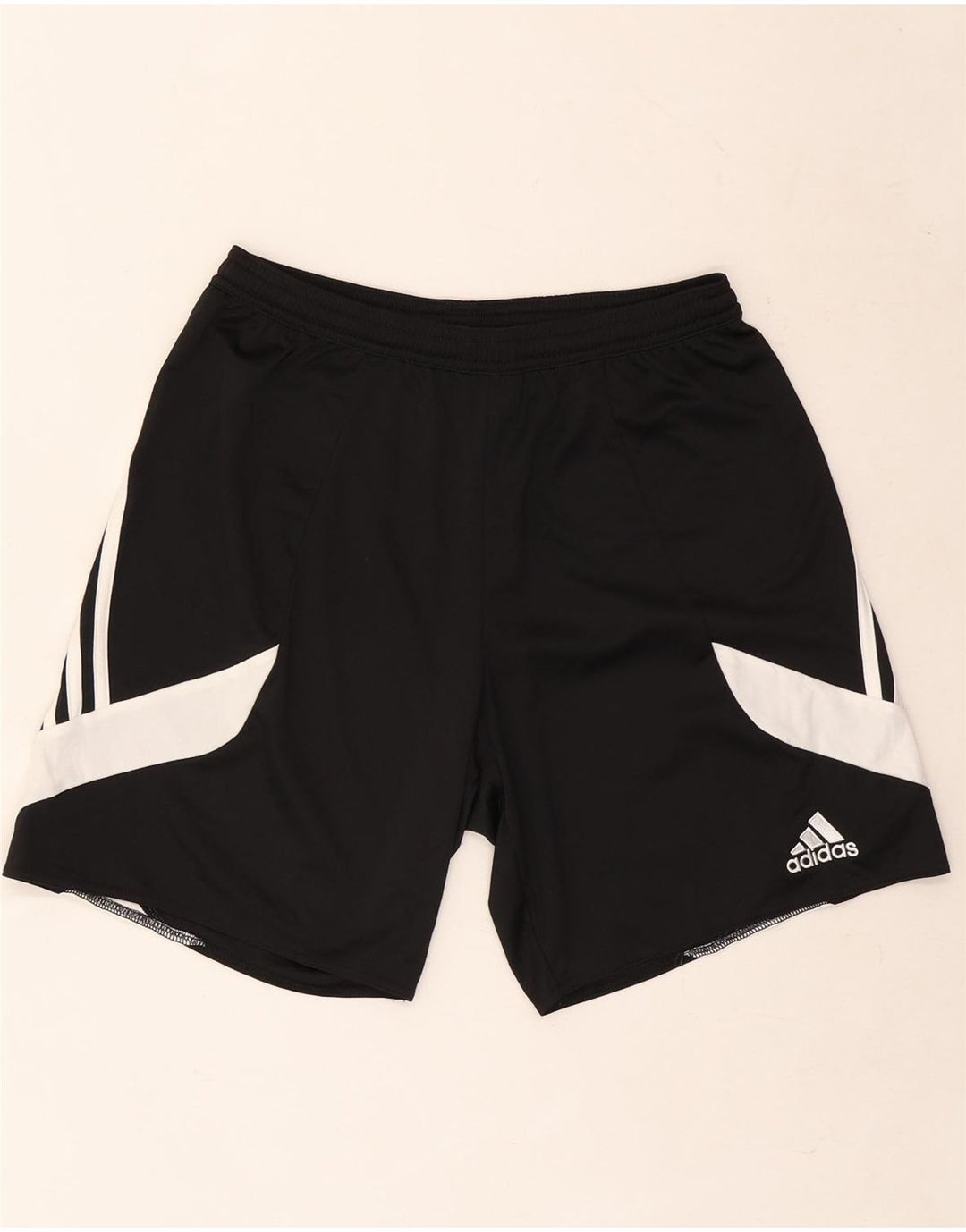 Pantaloncini sportivi Adidas Climalite da uomo, poliestere color block medio nero