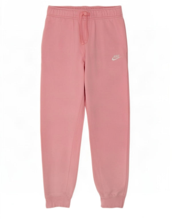 Pantaloni da tuta da donna Nike Joggers UK 10 Small Pink Cotton