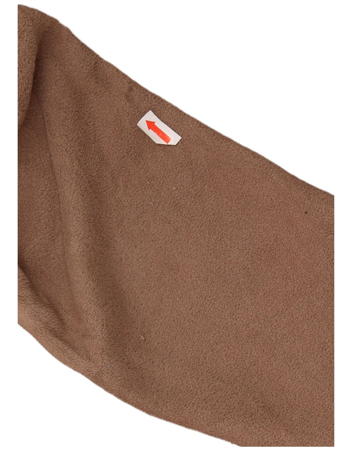 Giacca in pile grafica da donna Calvin Klein UK 14 Poliestere marrone medio