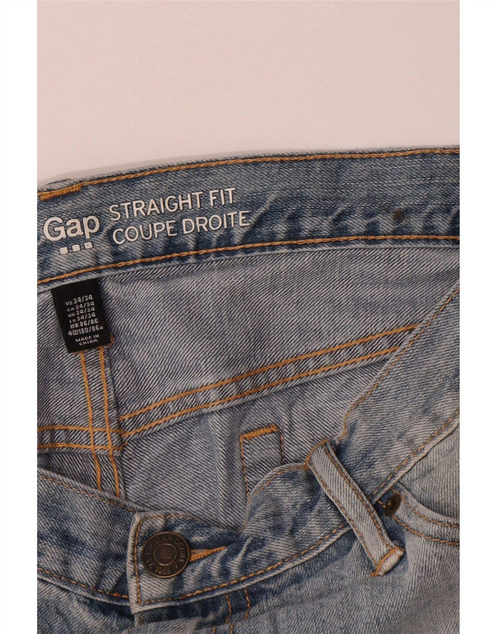 Jeans dritti da uomo Gap W34 L34 cotone blu