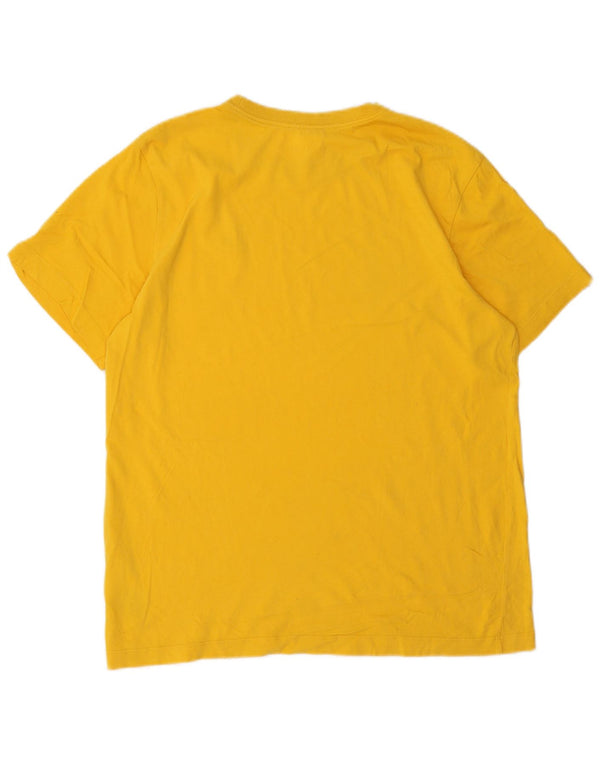 T-shirt da uomo Nike Top in cotone giallo medio