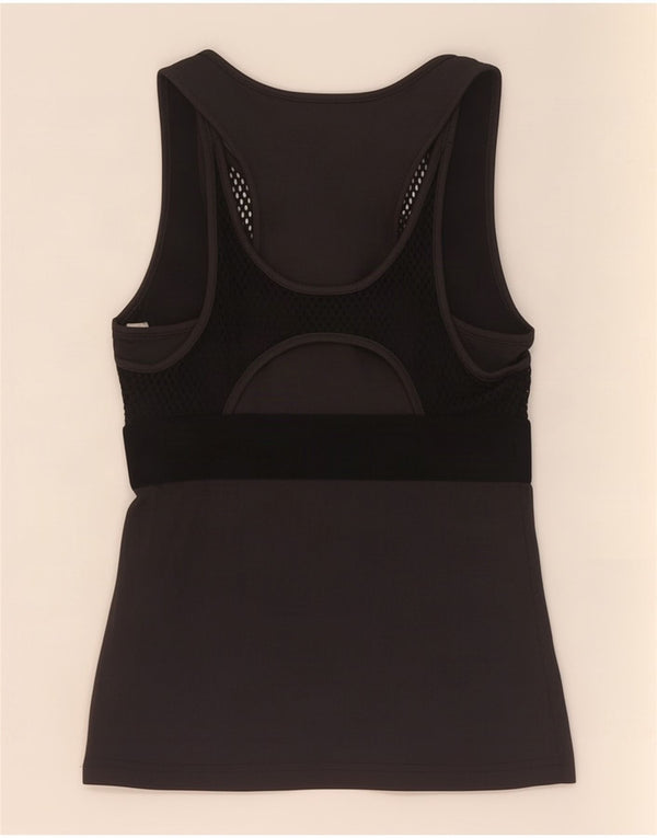 Canotta Adidas Climalite da donna UK 4/6 XS poliestere nero