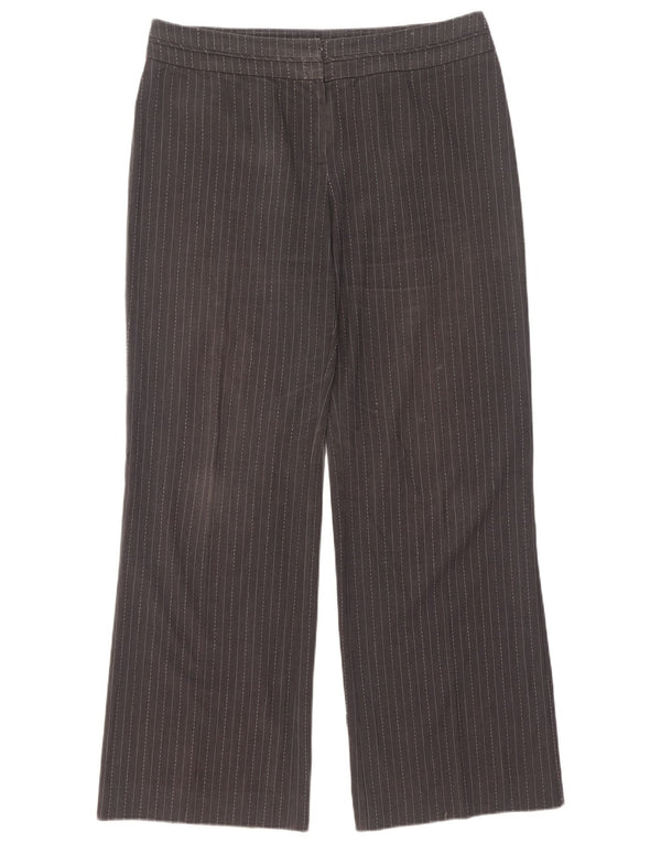Pantaloni casual da donna Marks & Spencer UK 14 Large W32 L30 Gessato grigio