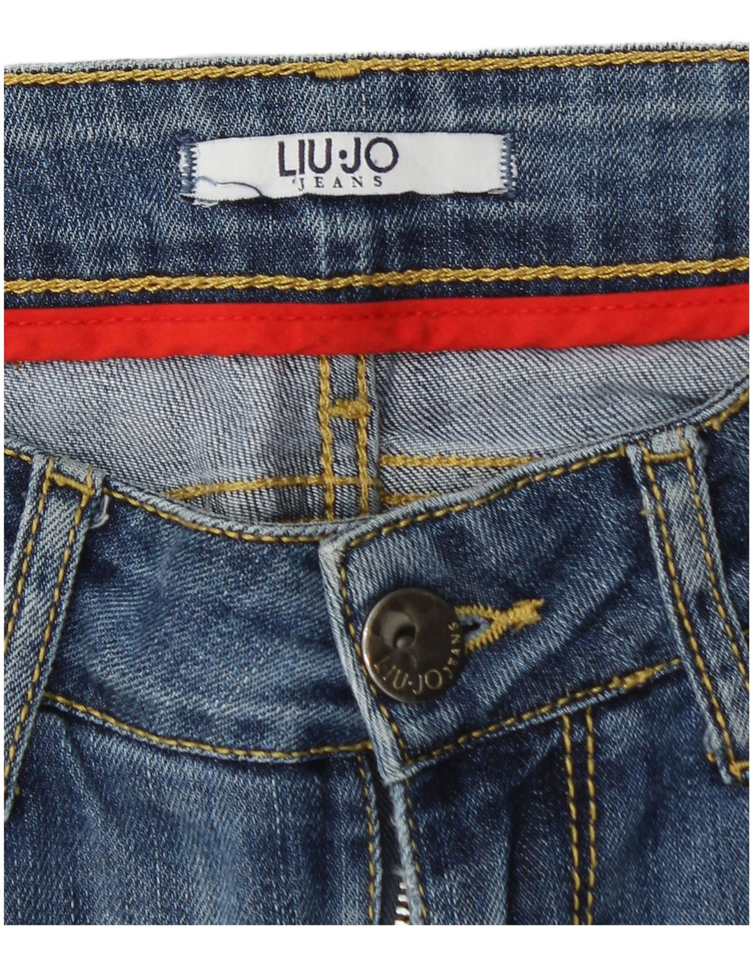 Jeans skinny effetto consumato da donna LIU JO W26 L30 Blu