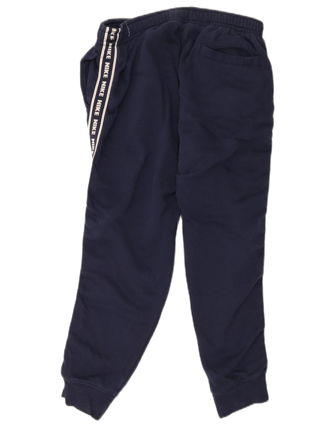 Pantaloni da tuta con grafica Nike da uomo, pantaloni da jogging, cotone medio blu navy