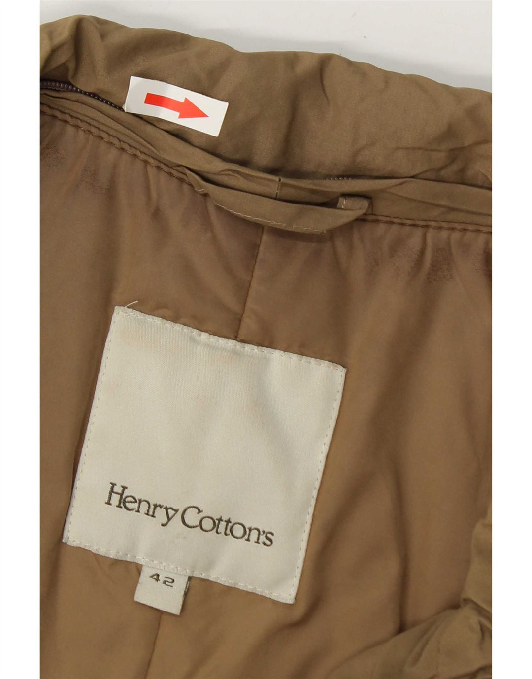 Giacca pratica da donna con cintura Henry Cottons IT 42 medio kaki poliammide