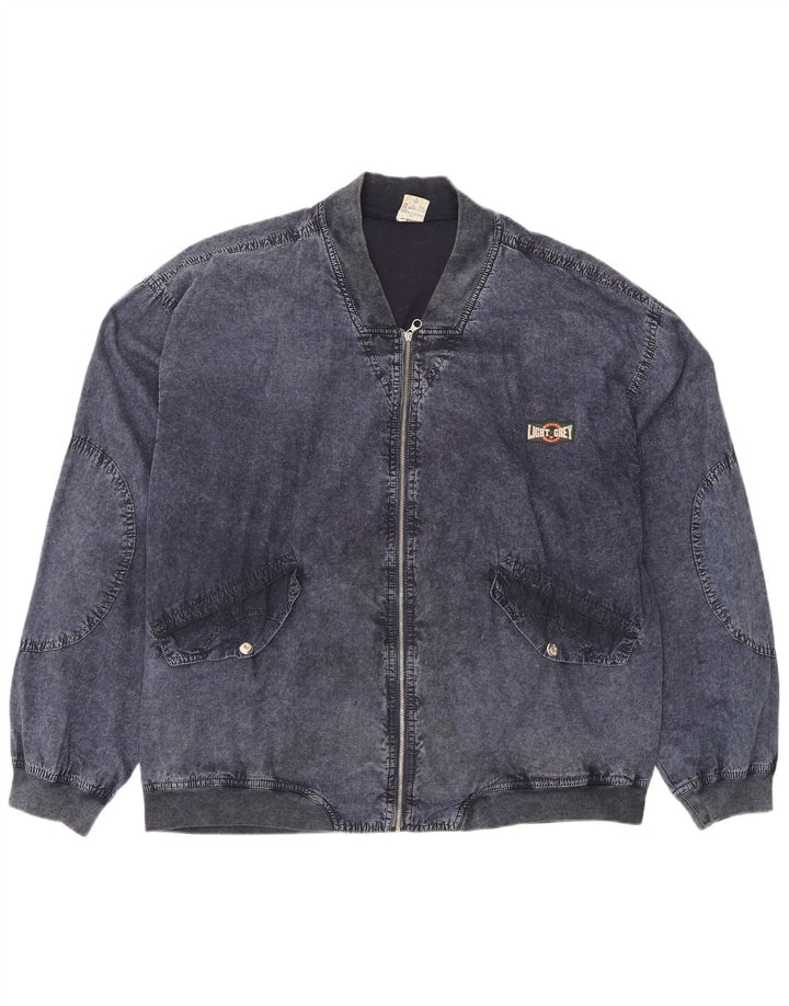 Giacca di jeans da uomo Belfe & Belfe UK 44 2XL Cotone blu navy