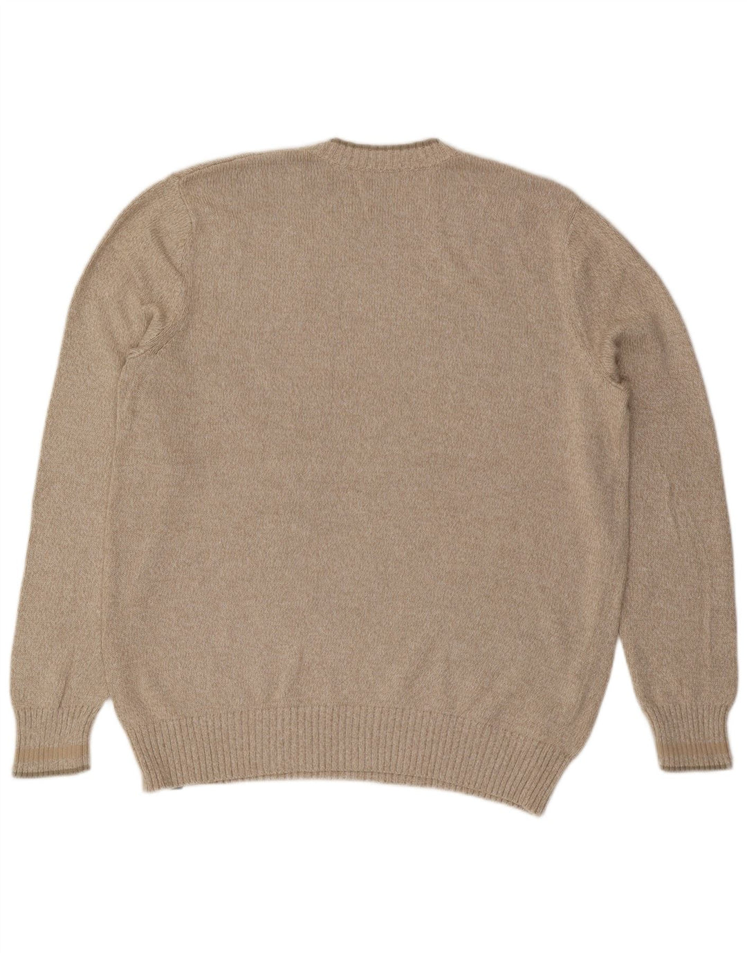 EDDIE BAUER Maglione girocollo da uomo XL in cotone beige