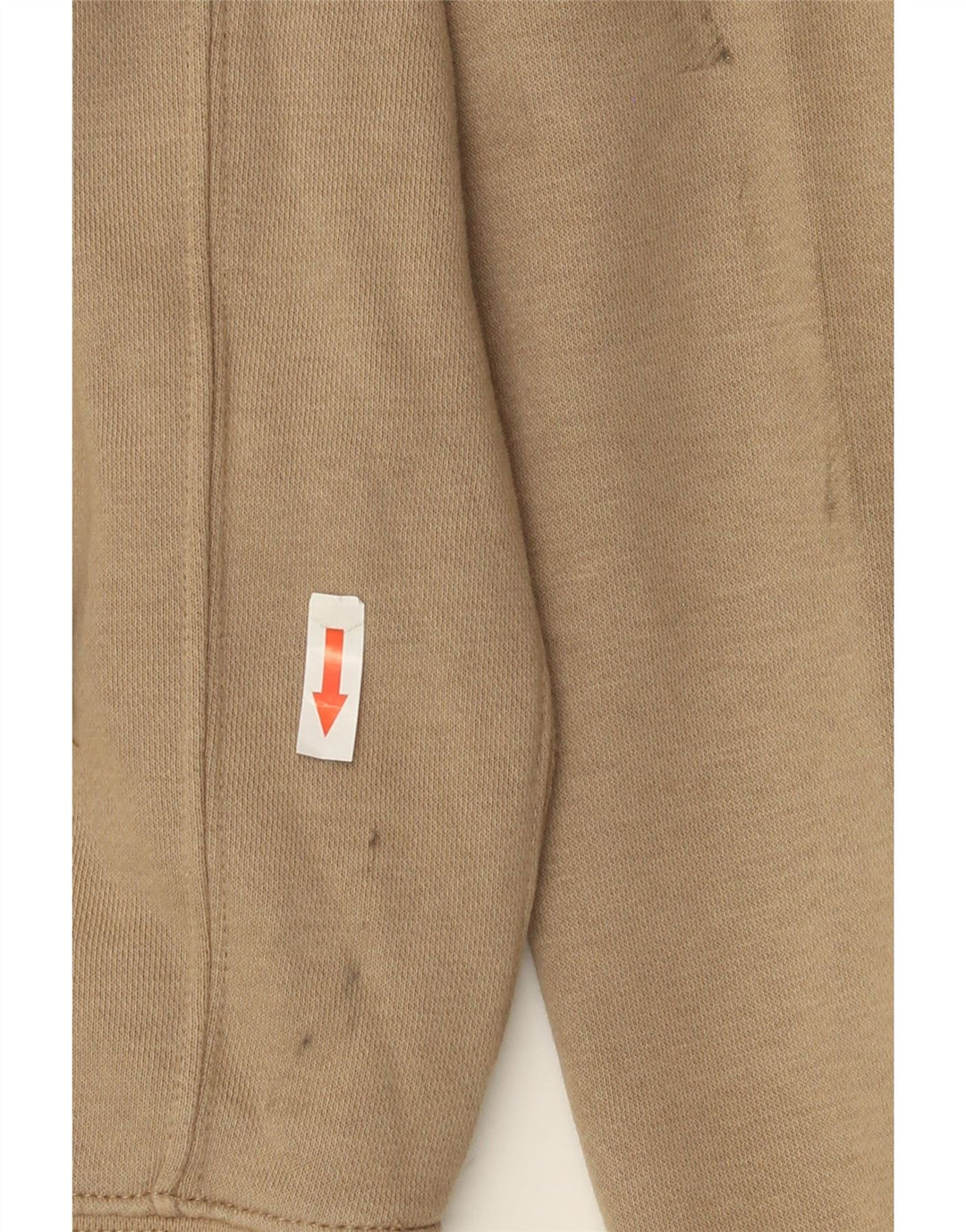 Felpa con cappuccio da uomo Nike Small in cotone beige