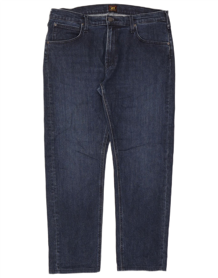 Jeans dritti da uomo Lee W36 L32 in cotone blu
