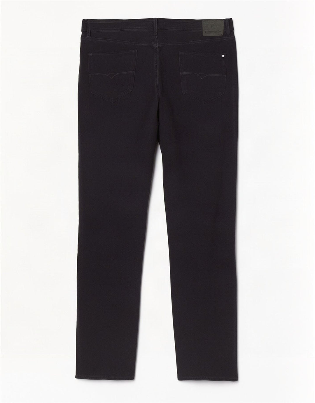 Jeans dritti da uomo Pierre Cardin W46 L34 poliestere nero