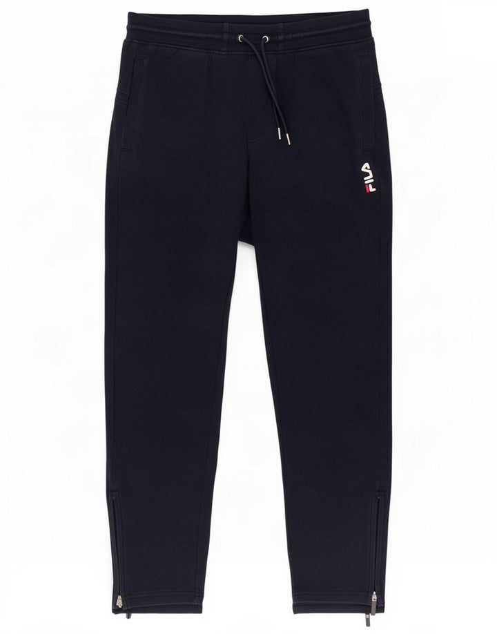 Pantaloni da tuta da uomo Fila piccoli in cotone blu navy