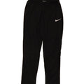 ADIDAS Womens Dri Fit Tracksuit Trousers UK 14 Medium  Black Polyester Vintage Adidas and Second-Hand Adidas from Messina Hembry 