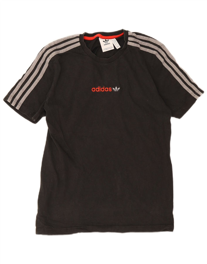 T-shirt da uomo Adidas Top XS in cotone nero